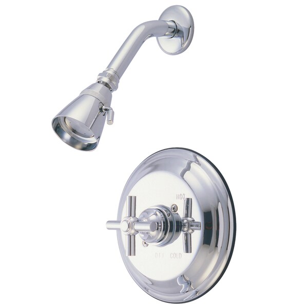Shower Faucet, 2, Wall Mount, Polished Chrome